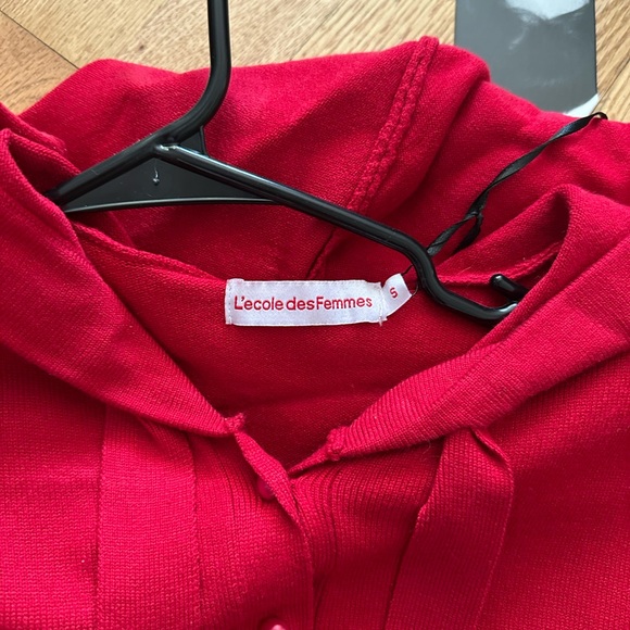 L’ecole des femmes red riding hood dress BNWT S small - Picture 2 of 4